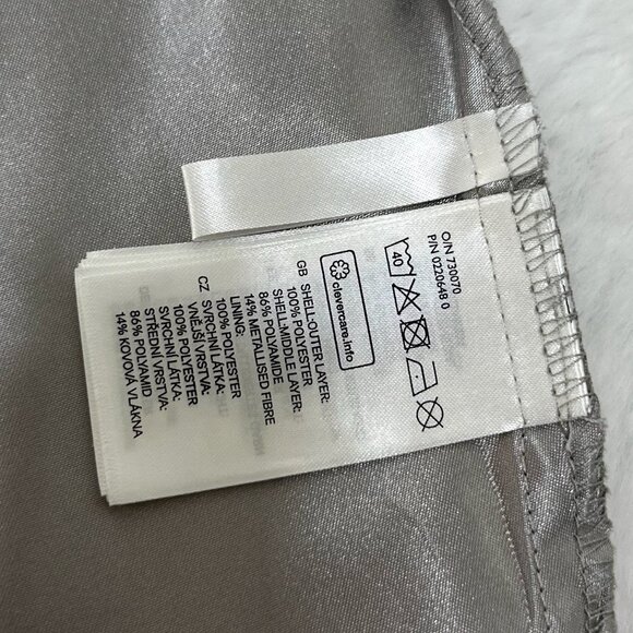 H&M Girls Gray Tulle Party Dress with Floral Accent - Picture 11 of 11